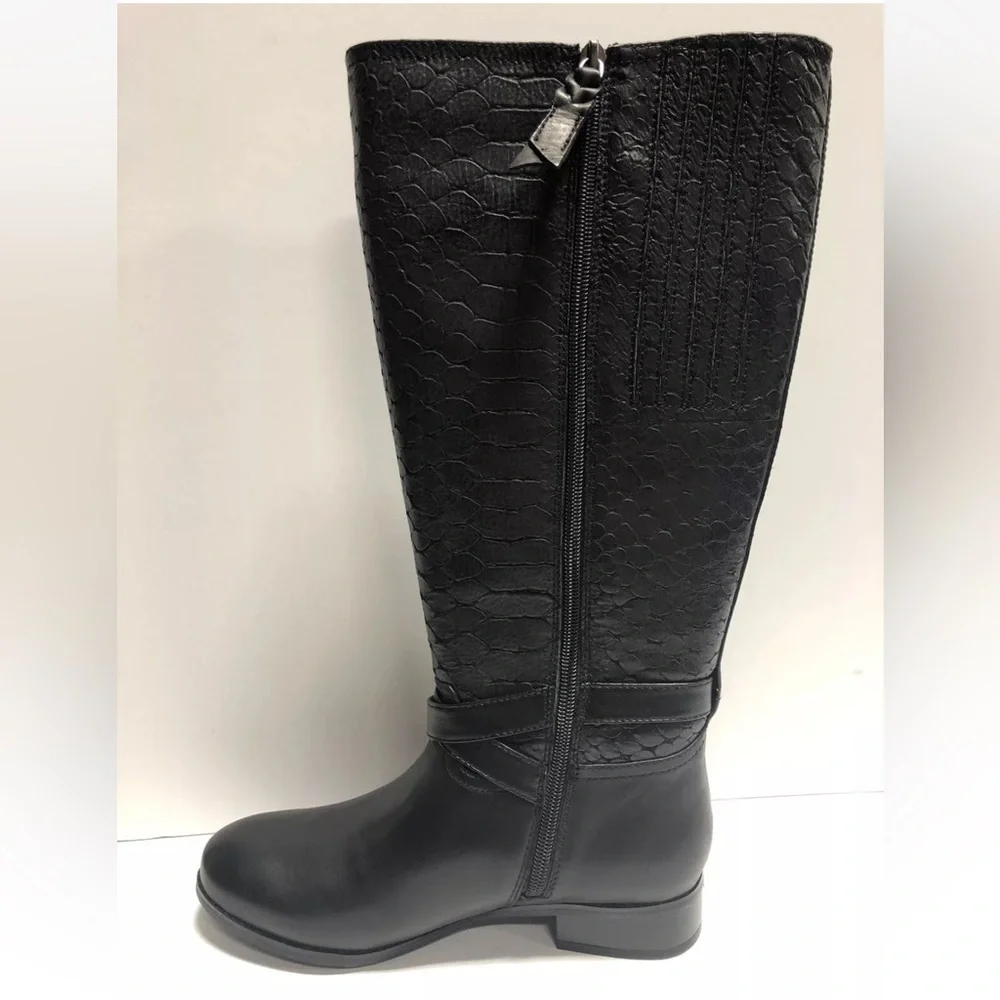 Trotters Women’s Liberty, Black Knee High Boots, Size 6.5W